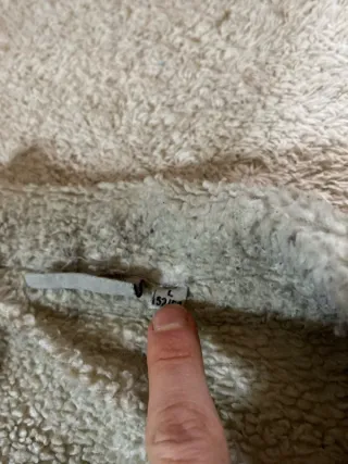 Chaqueta bomber beige retro L