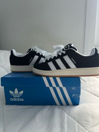 Adidas Campus Negras y Blancas Originales