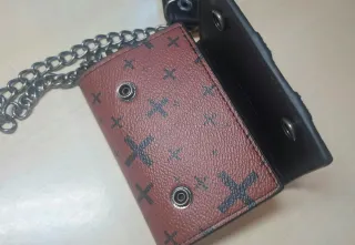 Billetera Calavera con Cadena