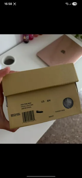 Bailarinas Michael Kors Azul y Plata