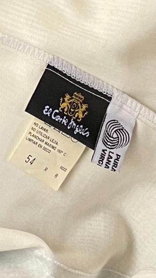 Esmoquin Hombre. Negro. Pura Lana Virgen. ECI.