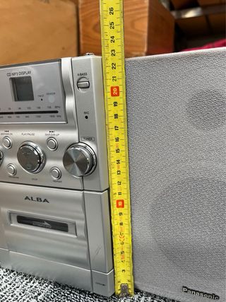 Minicadena Alba CD/Tape/Radio