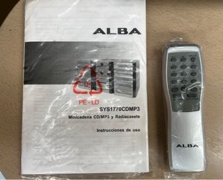 Minicadena Alba CD/Tape/Radio