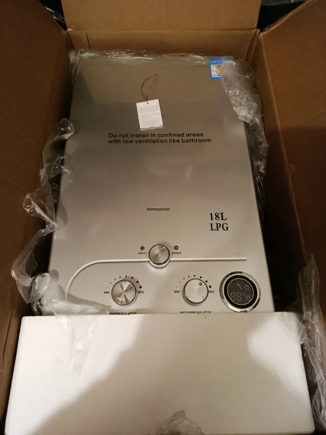 Calentador Gas propano Instantáneo 18L LPG