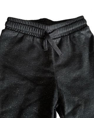 Tuta Tezenis bambina nera brillantini 5/6 anni