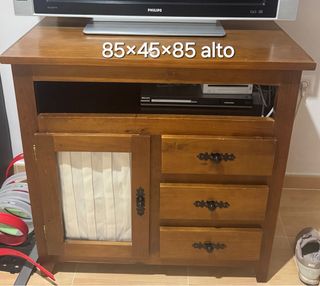 Mueble TV madera 85x45x85