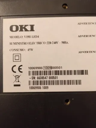 Televisor OKI 20 HDMI  Alta Definición