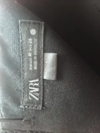 Top Zara Negro Asimétrico