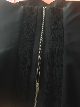 Top Zara Negro Asimétrico