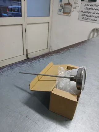 Termometro Inox. 0/120 gradi