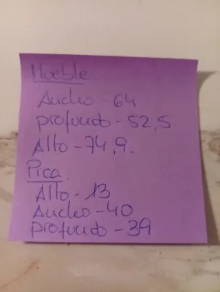 Mueble de baño con lavabo