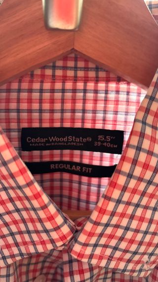 Camisa Cedar Wood State cuadros hombre talla M