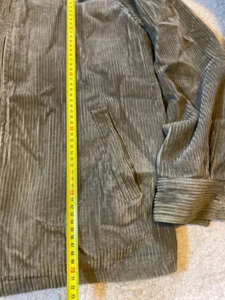 Chaqueta pana H&P XL verde oliva vintage