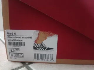 Scarpe Vans Ward Hi a scacchi