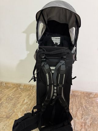 Mochila Portabebés Niño Gris y Negro