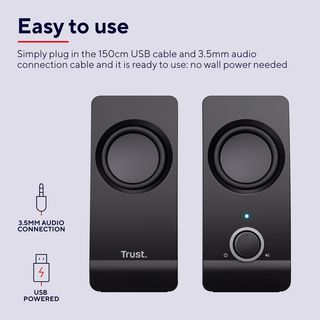 Altavoces Trust Remo 2.0 Negros