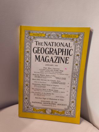 National Geographic revista antigua.