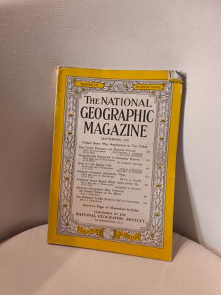 National Geographic revista antigua.