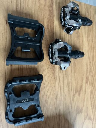 Pedales Shimano SPD PD-M520 + adaptador