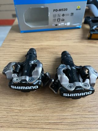Pedales Shimano SPD PD-M520 + adaptador