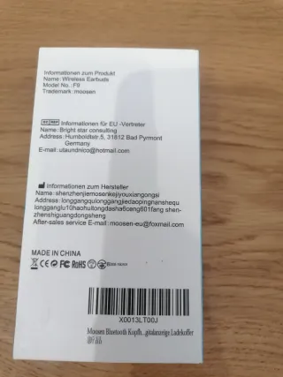 Auriculares Inalámbricos Negros