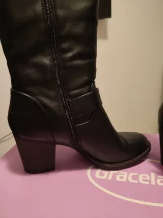 Botas altas negras Graceland