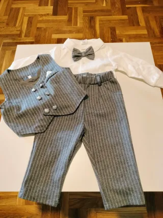 Conjunto niño traje 3 piezas