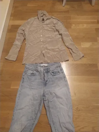 Pantalones vaqueros Zara Talla S