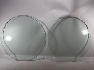 2 Cristales Redondos 70 cm