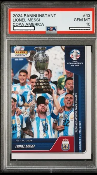 Carta Panini Instant Messi Copa América 2024