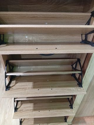 Zapatero de madera 4 cajones