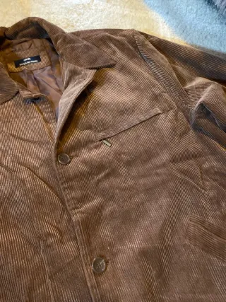 Chaqueta Marrón Corduroy Vintage Y2K pana