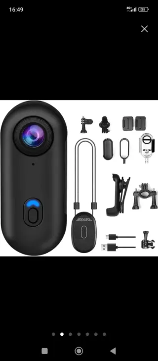 Cámara Deportiva 30m Sumergible 1080P