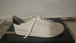 Zapatillas Deportivas Mujer Blancas y Azules