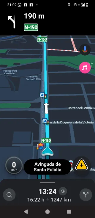 Repartidor y mondanzas pequeñas