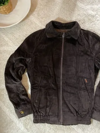 Chaqueta Harrington Pana Marrón Y2K Vintage