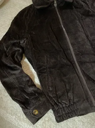 Chaqueta Harrington Pana Marrón Y2K Vintage