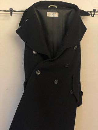Cappotto Max Mara nero vintage