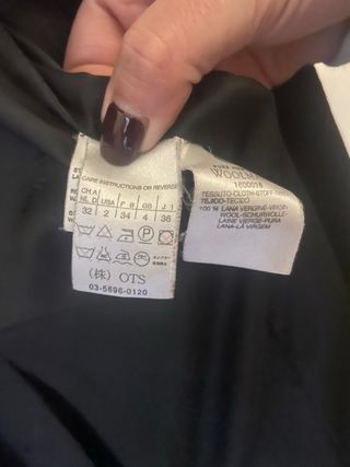 Cappotto Max Mara nero vintage