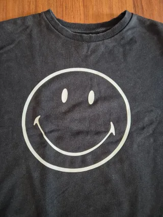 Sudadera Ellesse x Smiley Negra Talla M