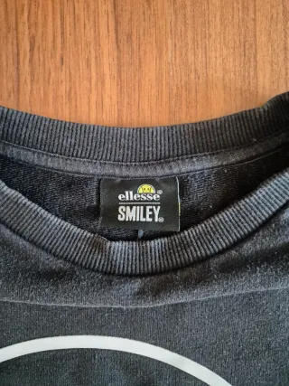 Sudadera Ellesse x Smiley Negra Talla M