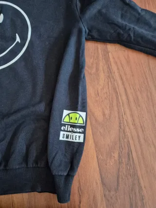 Sudadera Ellesse x Smiley Negra Talla M