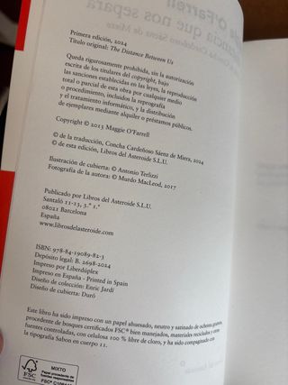 La distancia que nos separa (Spanish Edition)