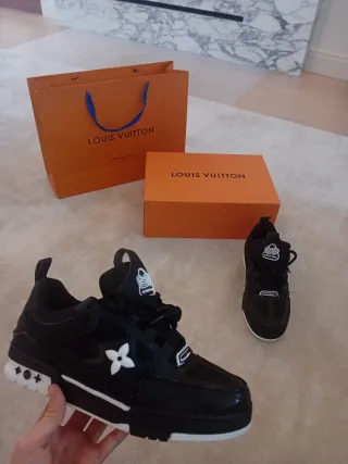 Scarpe LV Skate Nere Nuove Taglia 42