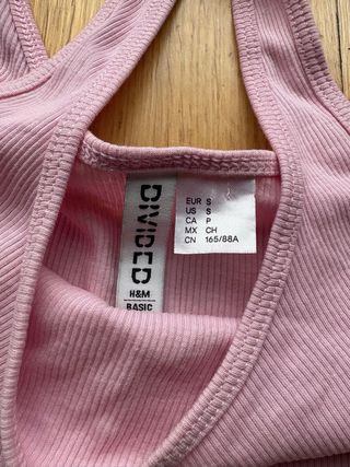 Lote 5 tops mujer talla S