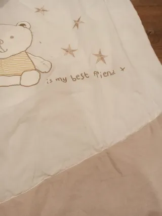 Edredón y Chichonera Cuna Ositos