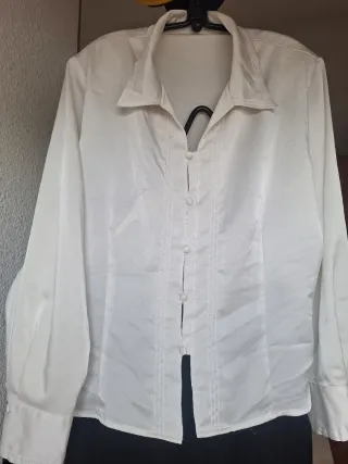 Blusa Talla 48 Blanca