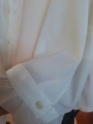 Blusa Talla 48 Blanca