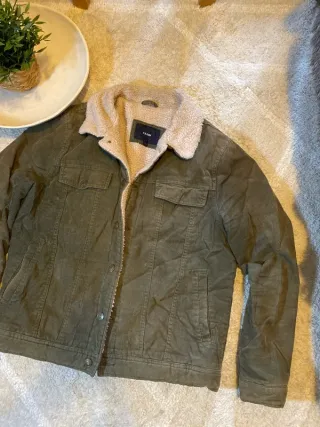 Chaqueta Pana Caqui L Retro Vintage Y2K