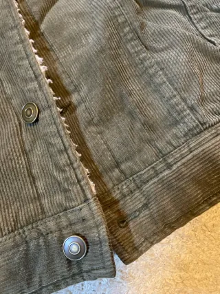 Chaqueta Pana Caqui L Retro Vintage Y2K